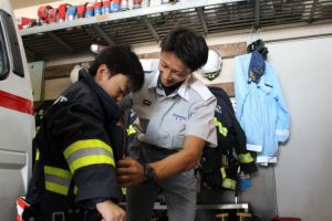 23消防士の仕事体験